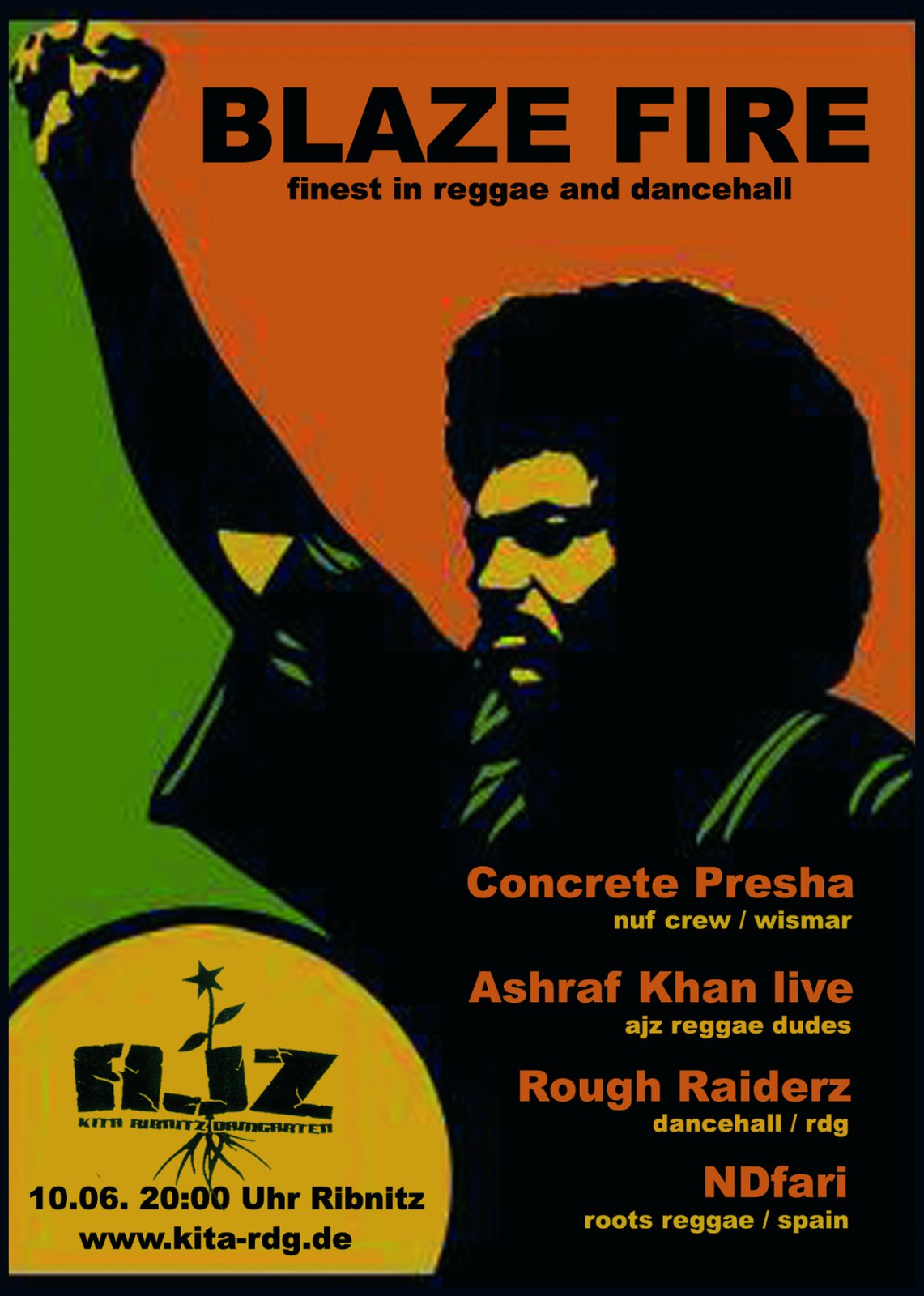 Flyer: Blaze Fire