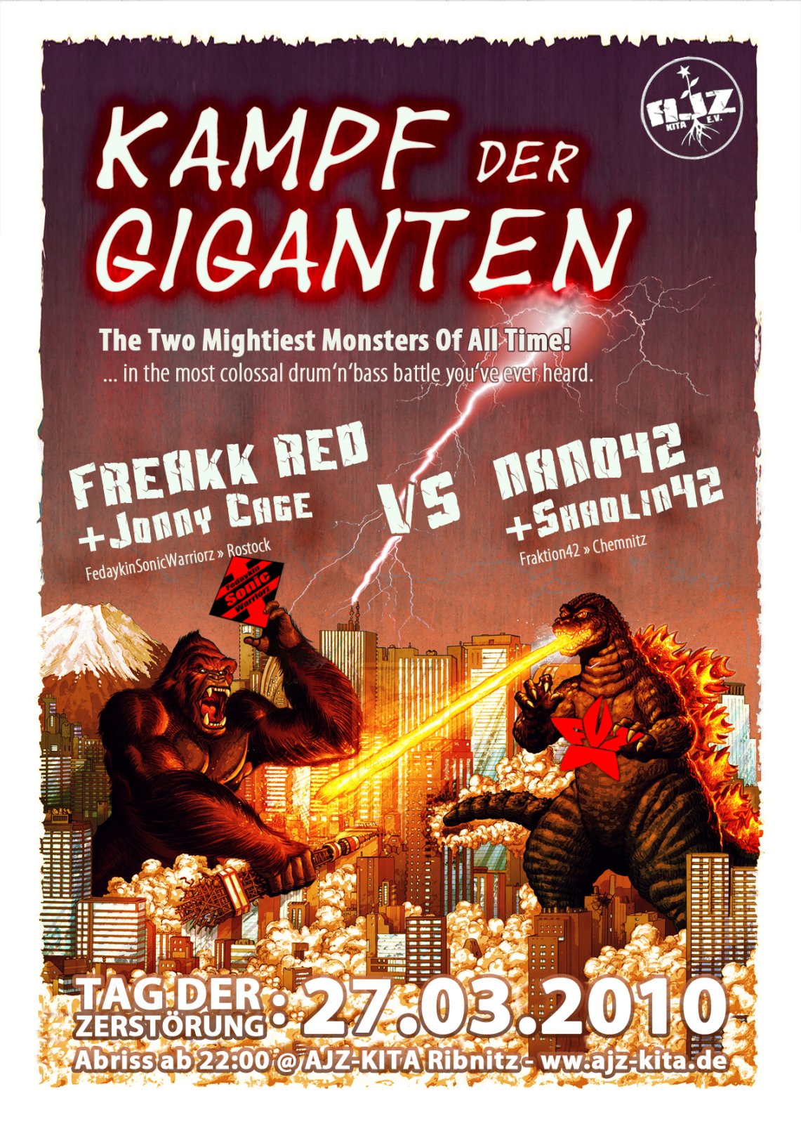Flyer: Kampf der Giganten