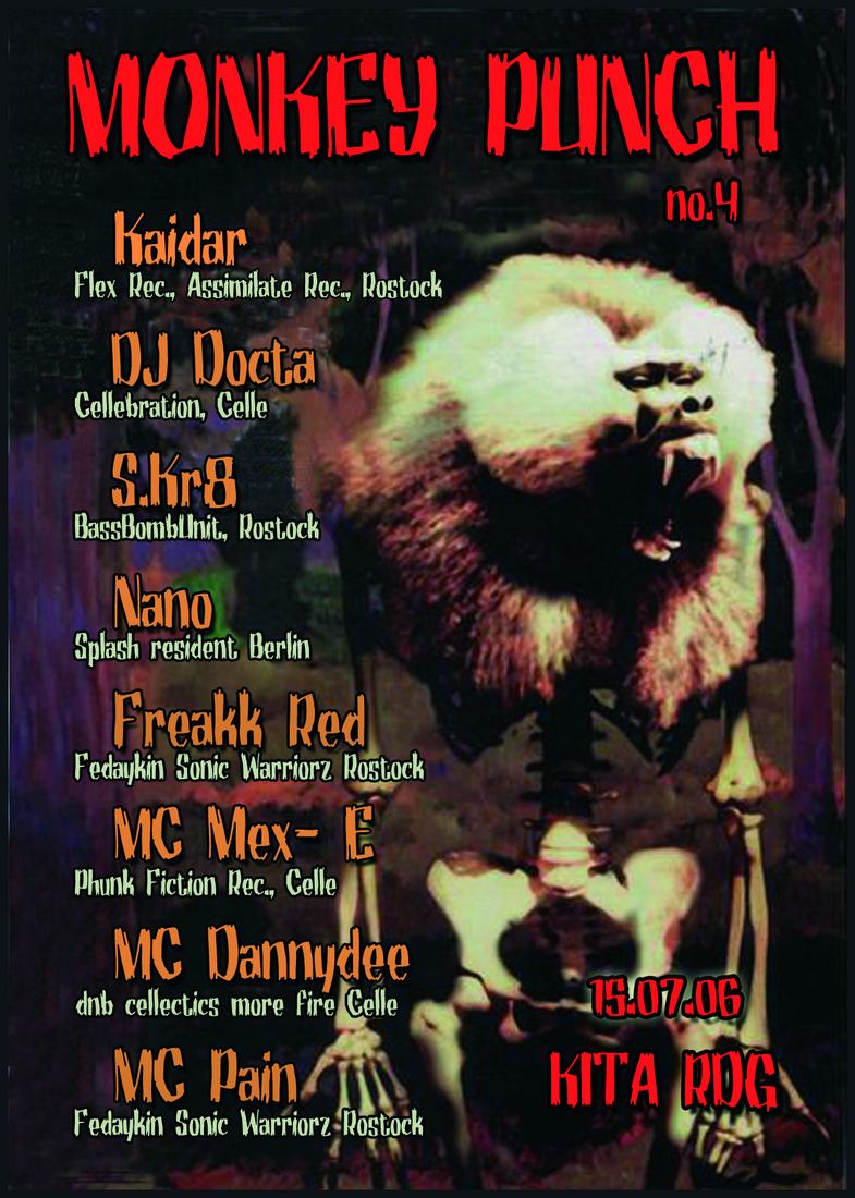 Flyer: Monkey Punch #4