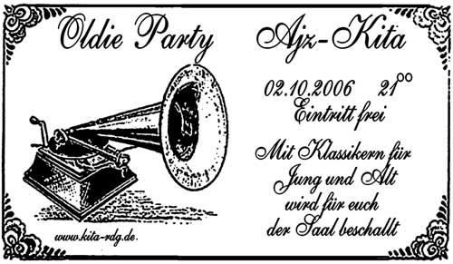Flyer: Oldie-Party